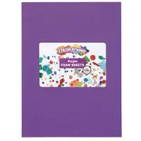 Colorations foam knutselvellen paars 10 stuks - creatief speelgoed.