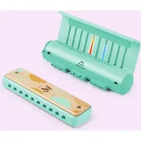 Hape Lichtgevende Leer-Mondharmonica met Speelpaneel - Muzikaal Speelgoed voor Kinderen vanaf 3 jaar