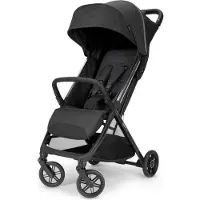 Inglesina Quid3 Kinderwagen, ultracompact, lichtgewicht, verstelbare rugleuning, kleur: Cosmic Black, maximaal draaggewicht: 22 kg