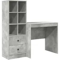 Syfax Bureau Beton Grijs 125,5 x 50 x 127 cm 2 st