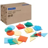 Guidecraft licht en kleur schijfenset educatief speelgoed multicolor.