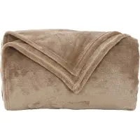 vidaXL plaid Camel 220 x 240 cm 1.37 kg Fleece
