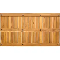 vidaXL Badmat Naturel 100 x 55 cm Massief Acacia Hout