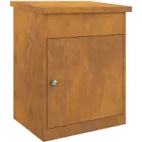 vidaXL Pakket Inwerpkoker Roestig 47,5 x 38 x 59 cm weervast staal