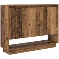 Syfax Dressoir Oudhout 97 x 29 x 75 cm Bewerkt hout