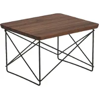 Vitra Occasional Ltr Bijzettafel Walnoot / Zwart - Bijzettafels & buffetten Massief Walnoot Walnut - 20119529