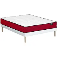 Vente-unique Set 160 x 200 cm gestoffeerde bedbodem + pocketveringmatras dikte 20cm - JUBIA van YSMÉE