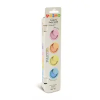 Primo plakkaatverf pastel set - 6 kleuren in potje 25 ml.