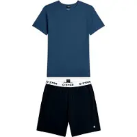 G-Star Pyjama kort 'Slate' blauw / zwart