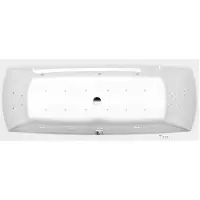 Polysan Lily Whirlpoolbad, 170x70x39cm, Highline Hydro-Air, chroom