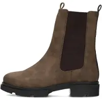 PS Poelman Chelsea boots donkerbruin / zwart