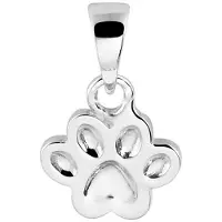 The Jewelry Collection Zilver Gerhodineerde Hanger hondenpoot 1332034