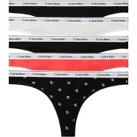 Calvin Klein Jeans Underwear String knalrood / zwart / wit gemêleerd