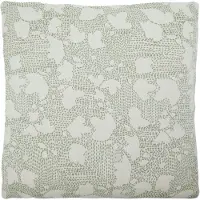 House Doctor Mori Kussenhoes Gebroken Wit / Kaki 50x50 Cm - Decoratieve kussens & hoezen Katoen Offwhite - 900001421