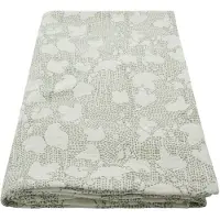 House Doctor Mori Sprei Gebroken Wit / Kaki 250x250 Cm - Bedspreien Katoen Offwhite - 900001425