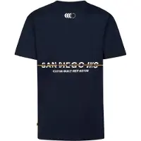 Petrol Industries T-shirt met backprint donkerblauw Jongens Katoen Ronde hals - maat 128