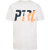 Petrol Industries T-shirt met backprint wit Jongens Stretchkatoen Ronde hals - maat 128