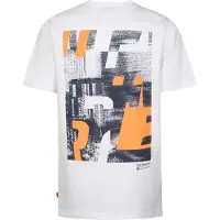 Petrol Industries Shirt marine / lichtoranje / wit