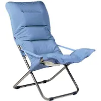 Fiam Fiesta Soft zonnestoel Light blue-beige supertex