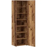 vidaXL Highboard Oudhout 50 x 42,5 x 185 cm