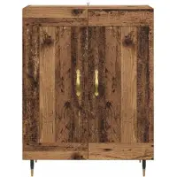 vidaXL Dressoir Oudhout 69,5 x 34 x 90 cm Bewerkt hout
