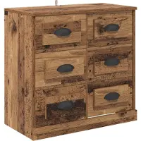 vidaXL Dressoir Oud Hout 70 x 35,5 x 67,5 cm Bewerkt hout