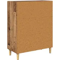 vidaXL Dressoir Oud hout 34 x 69,5 x 90 cm Bewerkt hout