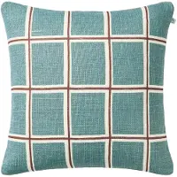 Chhatwal & Jonsson Raha kussenhoes 50x50 cm Heaven blue-terracotta