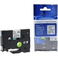 Rillprint Schriftbandcassette zwart/transparant 18mm x 8m voor P-touch