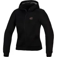 Alpinestars Stella Chrome Superairflow Dames motorfiets zip hoodie