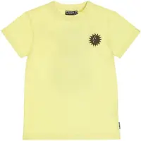 Tumble 'n dry T-shirt met backprint geel Jongens Katoen Ronde hals Backprint - maat 128