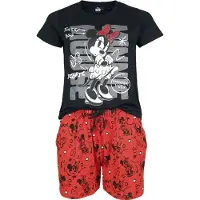 Minnie & Mickey Mouse - Disney Pyjama - Minnie Mouse - S tot 5XL - voor Vrouwen - meerkleurig - Maat S