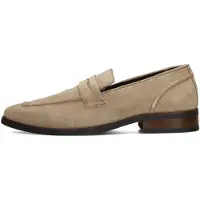 PS Poelman Mocassins 'GERRY' donkerbeige