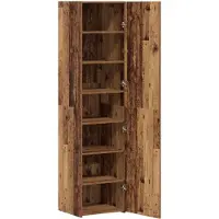 vidaXL Highboard Oudhout 45 x 42,5 x 185 cm