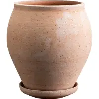 Bergs Potter Delphi pot met schotel 2-delig Roze, Ø20 cm