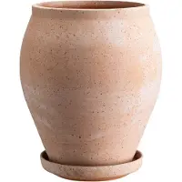 Bergs Potter Delphi pot met schotel 2-delig Roze, Ø22 cm, hoog