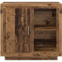vidaXL Dressoir Oudhout 80 x 40 x 75 cm Bewerkt hout