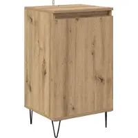 vidaXL Dressoir Artisan Eiken 40 x 35 x 70 cm Bewerkt hout