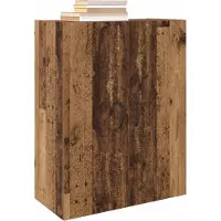 vidaXL Wandkast 2 st Oudhout 69,5 x 34 x 90 cm Bewerkt hout