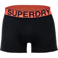 Superdry Boxershorts grijs gemêleerd / oranje / zwart