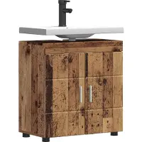 vidaXL Badkamermeubelset TULUM, gerecycled hout, 60 x 34 x 63 cm