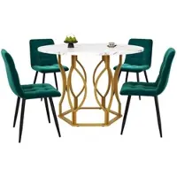 OKWISH : Gestoffeerd bed, Kantoorkruk met comfortabele armleuningen en rugleuning, Kantoorkruk met wielen en voetsteun, Relaxfauteuil met verstelbare rugleuning, Zwart