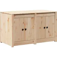 vidaXL Keuken Kast met plank MEPPEL Bruin Eiken 106 x 55 x 64 cm