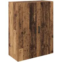 vidaXL Wandkast 2 st Oudhout 69,5 x 34 x 90 cm Bewerkt hout