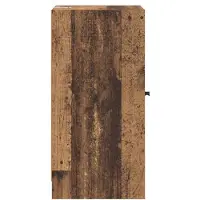 vidaXL Dressoir Oud hout 35 x 37 x 76 cm Bewerkt hout