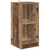 vidaXL Dressoir Oud hout 35 x 37 x 76 cm Bewerkt hout