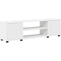 vidaXL Tv-meubelset Wit Bewerkt hout
