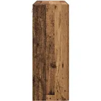vidaXL Wandkast 2 st Oudhout 69,5 x 34 x 90 cm Bewerkt hout