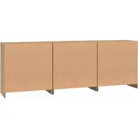 vidaXL Dressoir 3 st Artisan Eiken 70 x 41 x 75 cm Bewerkt hout