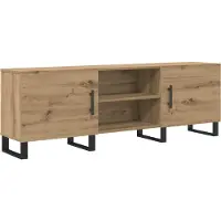 vidaXL TV Kast 150 x 30 x 50 cm Artisan Eiken Bewerkt hout